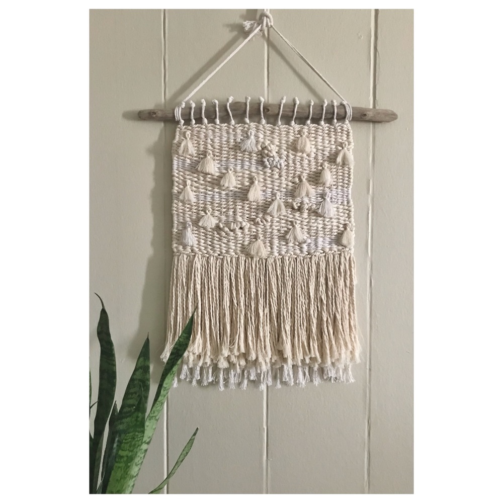 MOVING SALE!!! Woven Wall Hanging with tassels